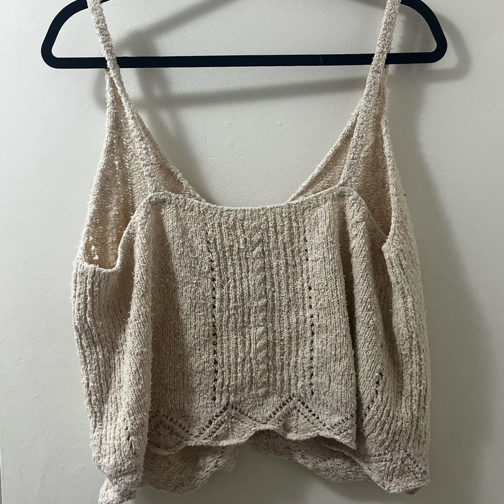 Anthropologie Beige Knit Tank Top - Picture 10 of 10